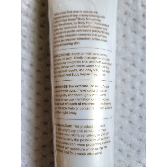 Crepe Erase Body Smoothing Pre-Treatment Fragrance Free 10 fl Oz. Sealed - Picture 3 of 3